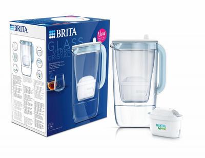 Brita Waterfilterkan glass light blue
