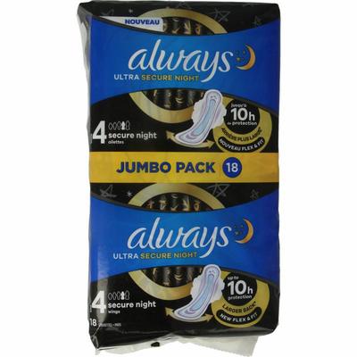 Always Maandverband ultra secure nacht
