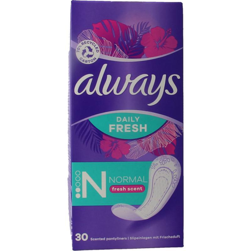 Inlegkruisjes daily fresh normaal & scent