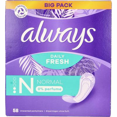 Always Inlegkruisjes daily fresh normaal