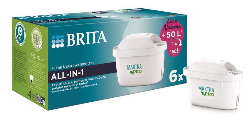 Waterfilterpatroon maxtra pro all-in-1 6-pack