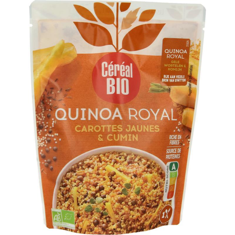 Quinoa royal met gele wortelen & komijn bio