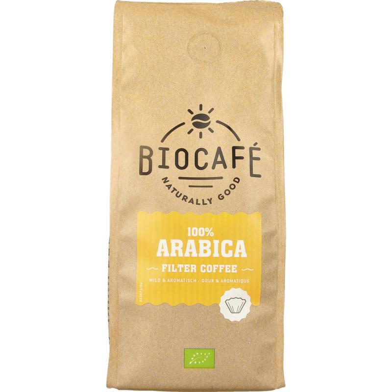 Filterkoffie 100% arabica bio