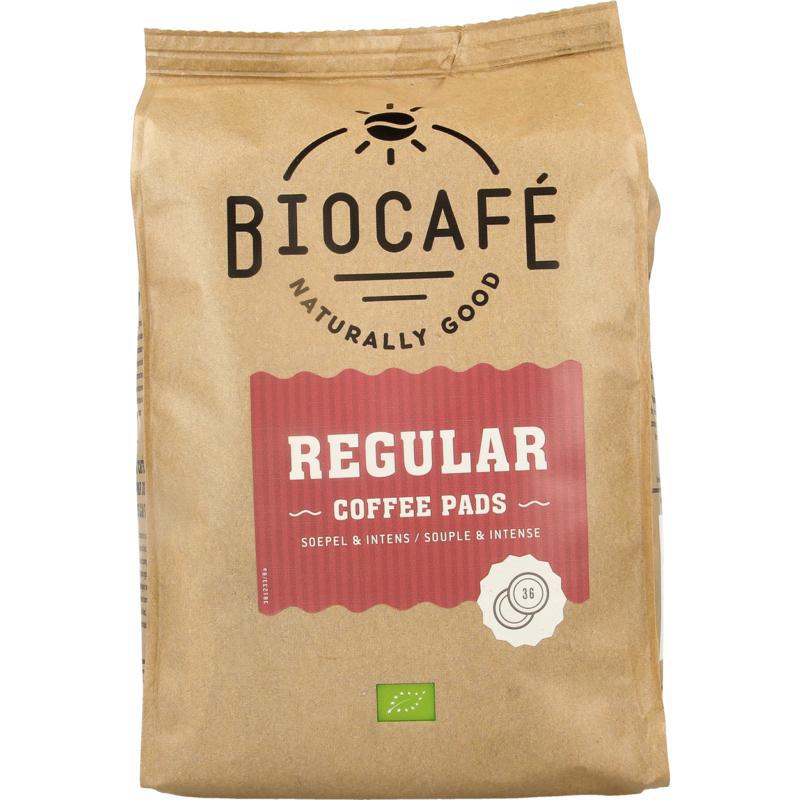 Coffee pads regular bio