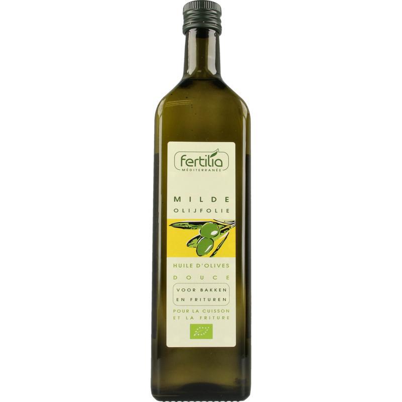 Olijfolie mild voor bakken en braden bio