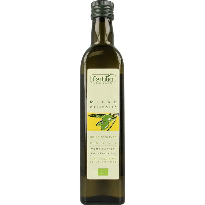 Olijfolie mild voor bakken en braden bio