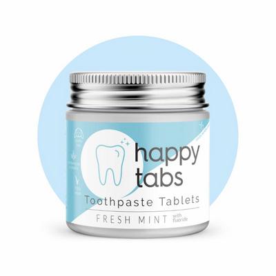 HAPPY TABS Tandpasta tabletten fresh mint met fluoride