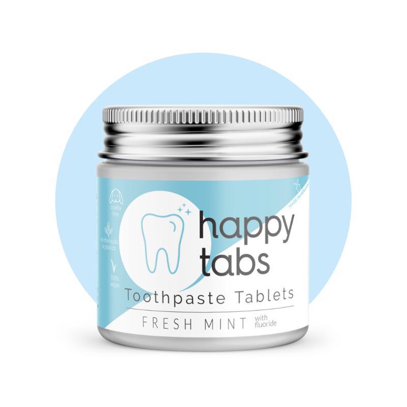 Tandpasta tabletten fresh mint met fluoride
