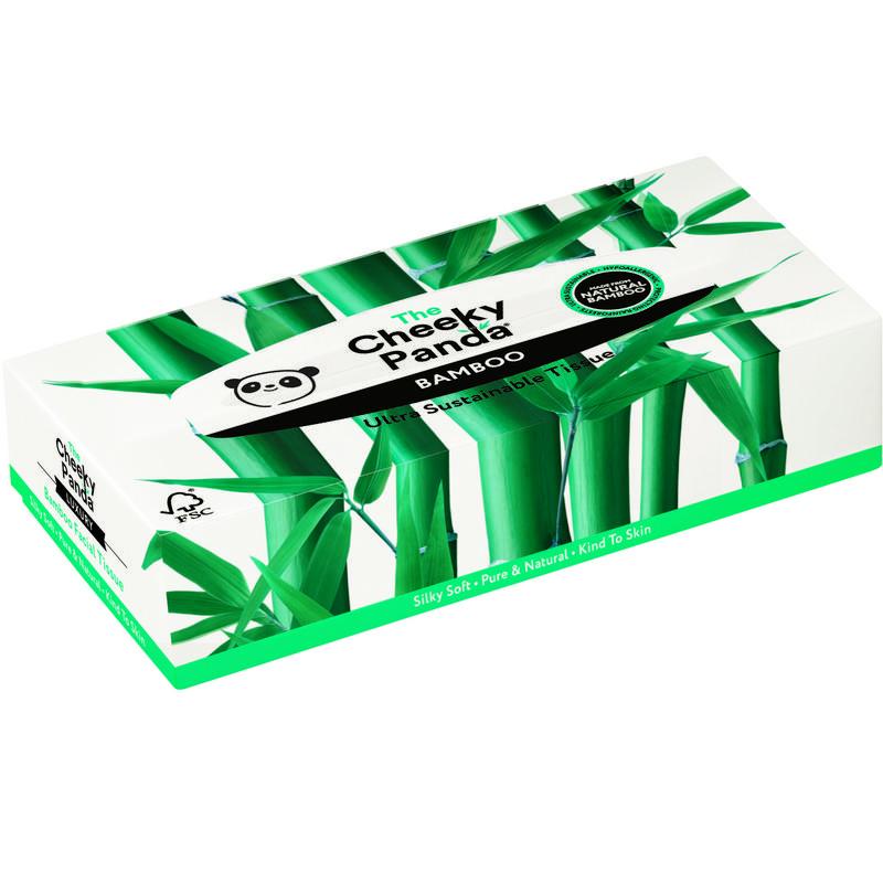 Bamboo tissues box 3laags