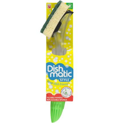 Schuursponsborstel met dispenser