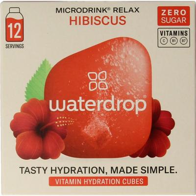 Waterdrop Microdrink relax hibiscus bruistabletten
