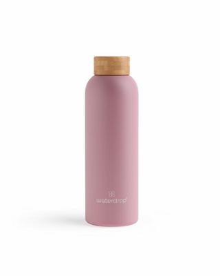 Waterdrop Roestvrijstalen drinkfles pastel pink matt 600ml