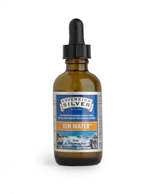 Sovereign silver ion water (dropper top)