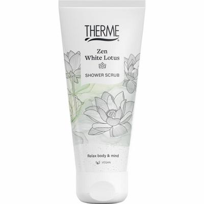 Therme Zen white lotus shower scrub