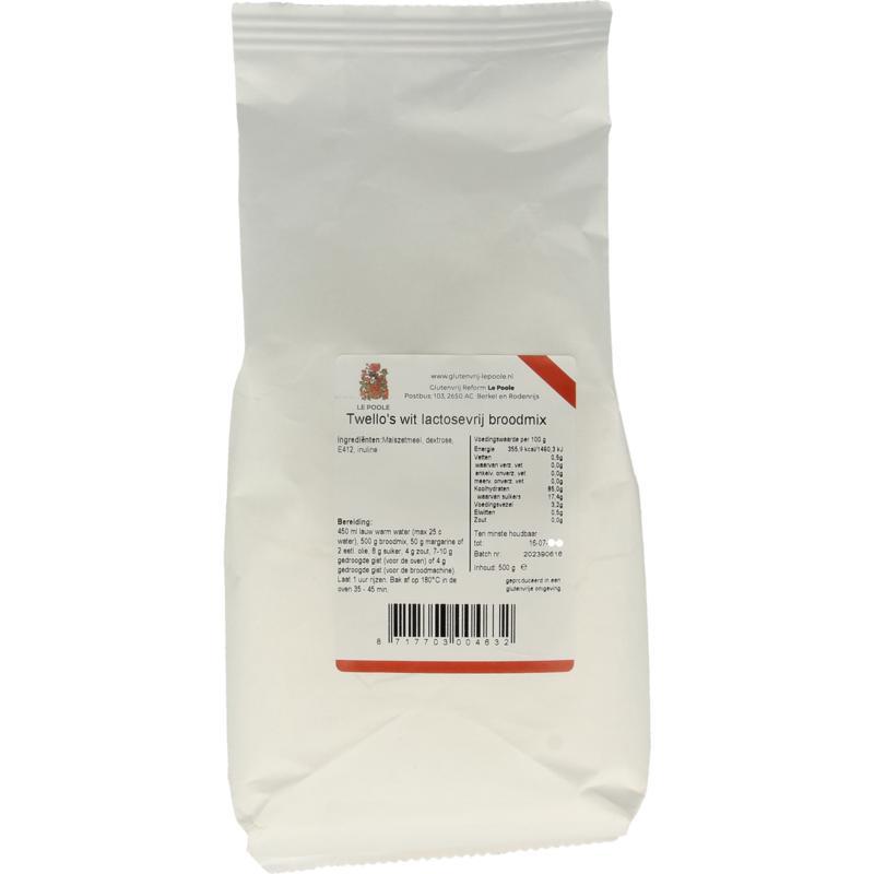 Twello's broodmix wit lactosevrij