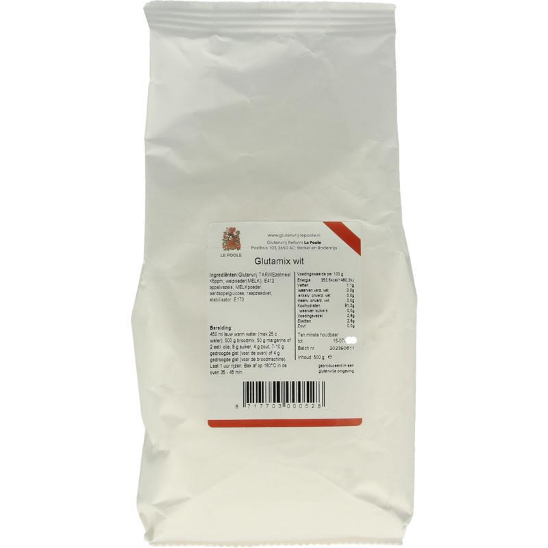 Glutamix broodmix wit