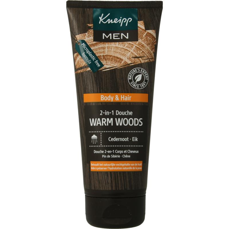 Men body & hair 2-in-1 douche warm woods