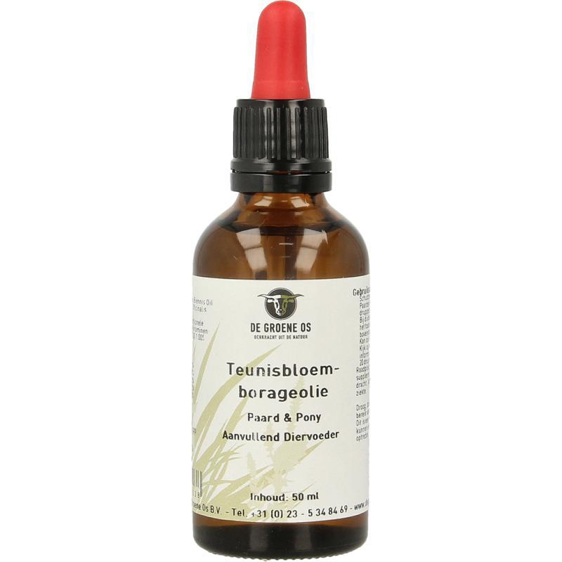 Teunisbloem borage olie paard/pony