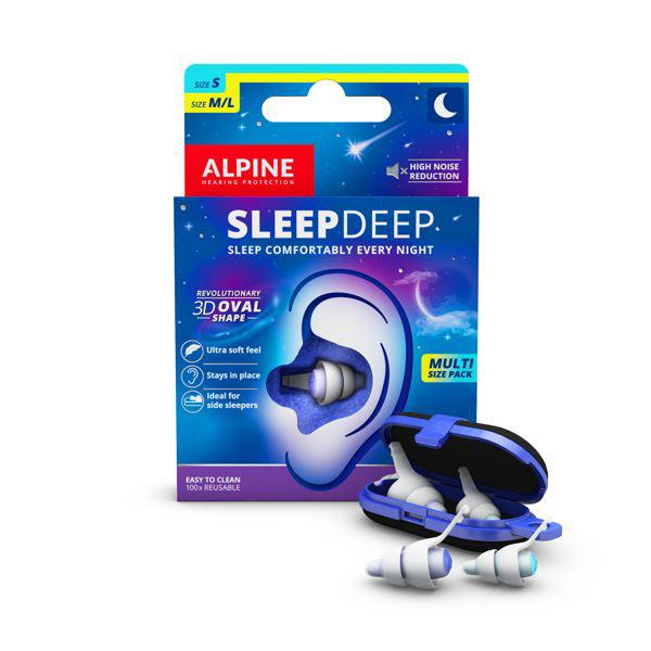 Sleepdeep earplugs multi size pack