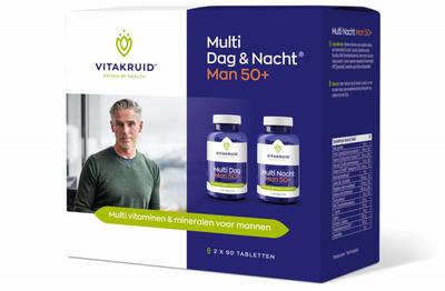Vitakruid Vitakruid Multi Dag & Nacht Man 50+ 100% Vegan 2 x 90