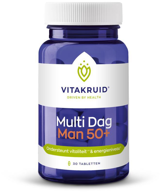 Vitakruid Multi Dag Man 50+ 100% Vegan