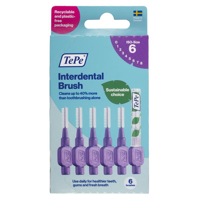 Interdentale ragers original paars 1,1mm maat 6