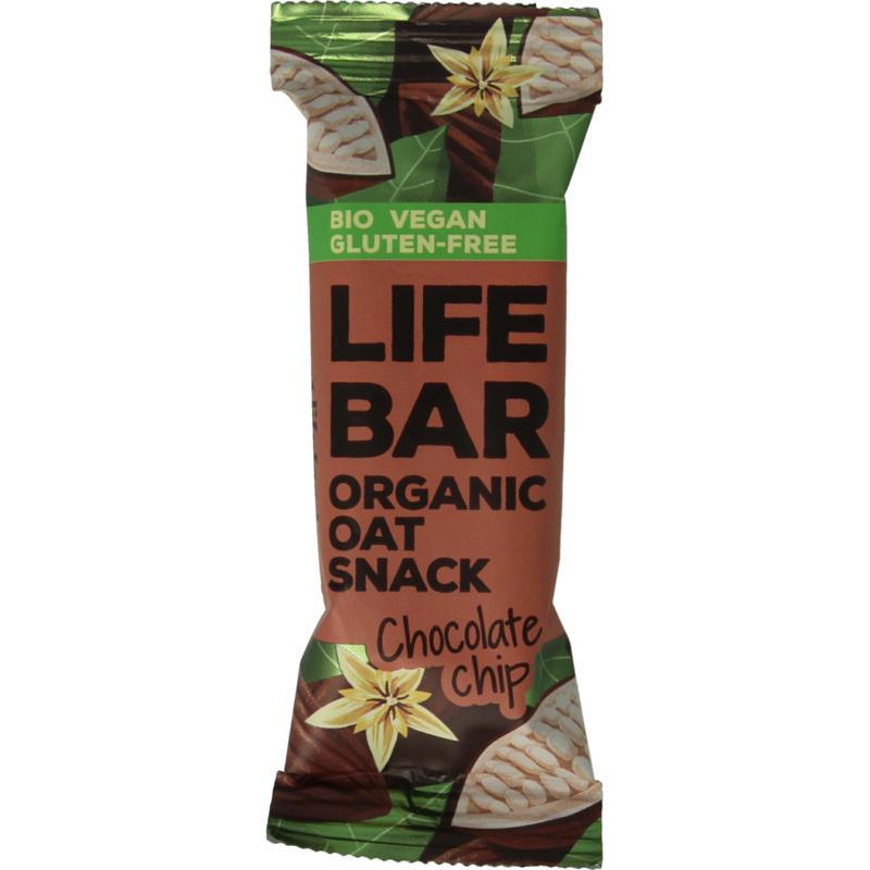 Lifebar oatsnack chocolate chip bio