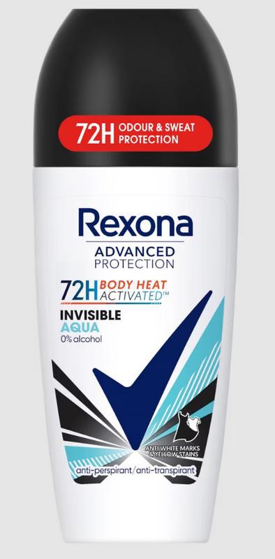 Deodorant roller invisible aqua