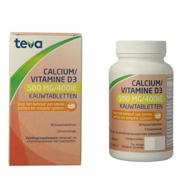Teva Calcium / vitamine D 500mg / 400IE