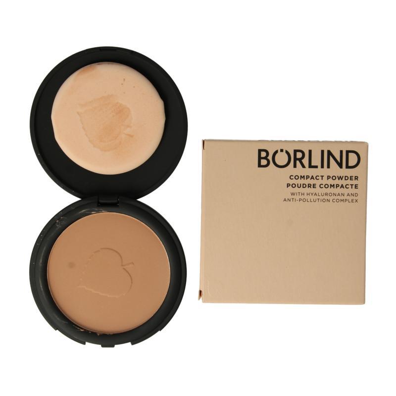 Powder compact almond
