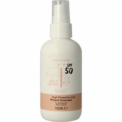 Naif Baby & kids zonnebrand spray SPF50