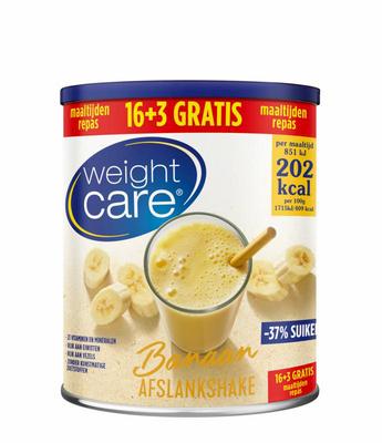 WEIGHTCARE Afslankshake banaan 16+3