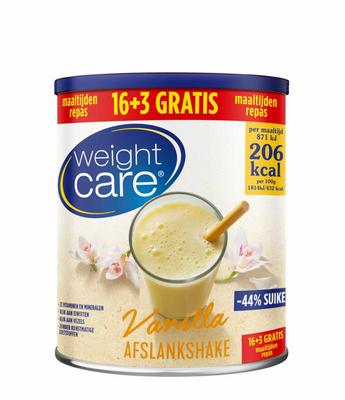 WEIGHTCARE Afslankshake vanille 16+3