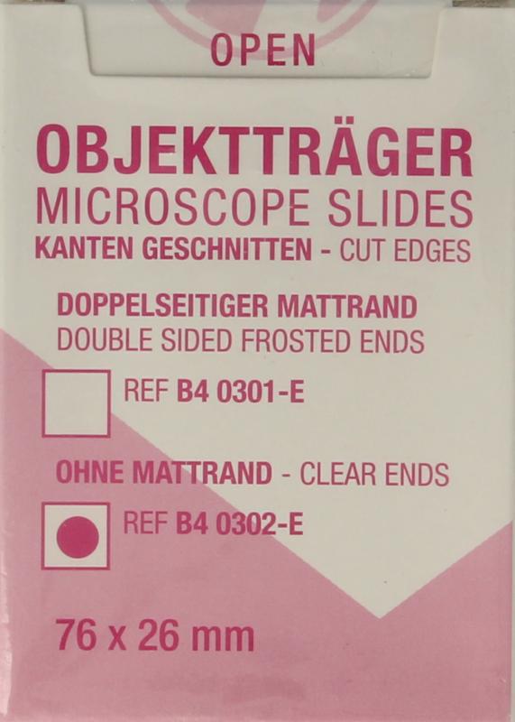 Objectglaasje 76x26 helder