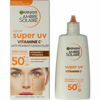 Ambre Solaire Fluid vitamine C super UV SPF50+
