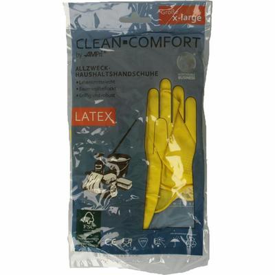 Clean-Comfort Huishoudhandschoen geel maat XL