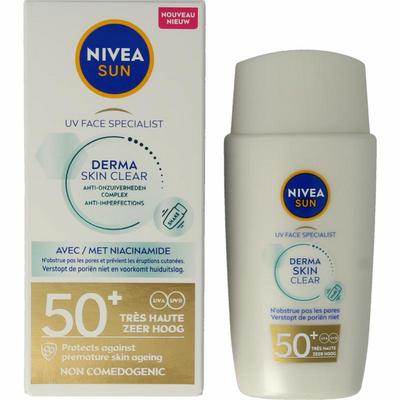 Nivea Sun face blemish control SPF50+