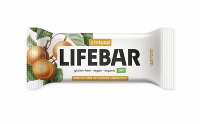 Lifefood Lifebar abrikoos bio raw