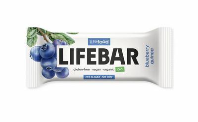 Lifefood Lifebar blueberry quinoa bio raw