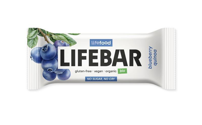 Lifebar blueberry quinoa bio raw