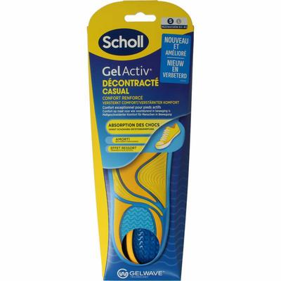 Scholl Casual gel activ inlegzolen maat S 35.5-40.5