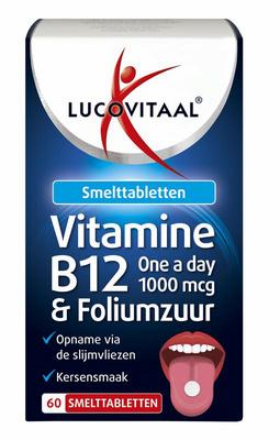 Lucovitaal B12 & foliumzuur smelttablet Lucovitaal B12 & foliumzuur smelttablet