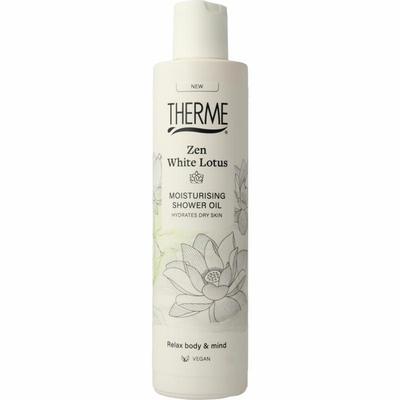 Therme Zen white lotus moisturising shower oil