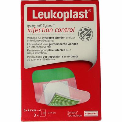 Leukomed Sorbact infection control 5 x 7.2cm
