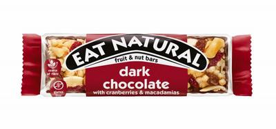 Eat Natural Pure chocolade met cranberries & macadamia