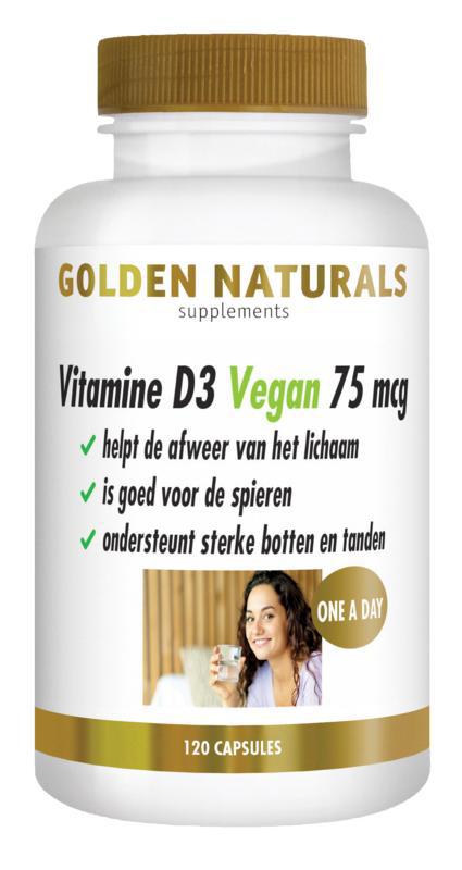 Vitamine D3 75mcg vegan