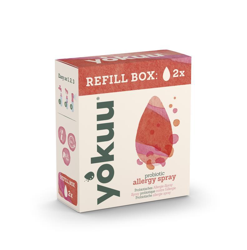 Allergy spray refill parels