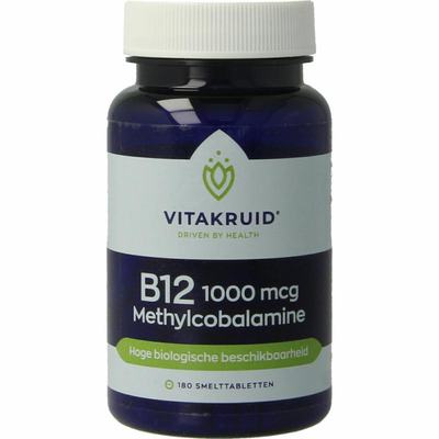 Vitakruid Vitakruid B12 1000 mcg Actief Methylcobalamine Vitakruid Vitakruid B12 1000 mcg Actief Methylcobalamine