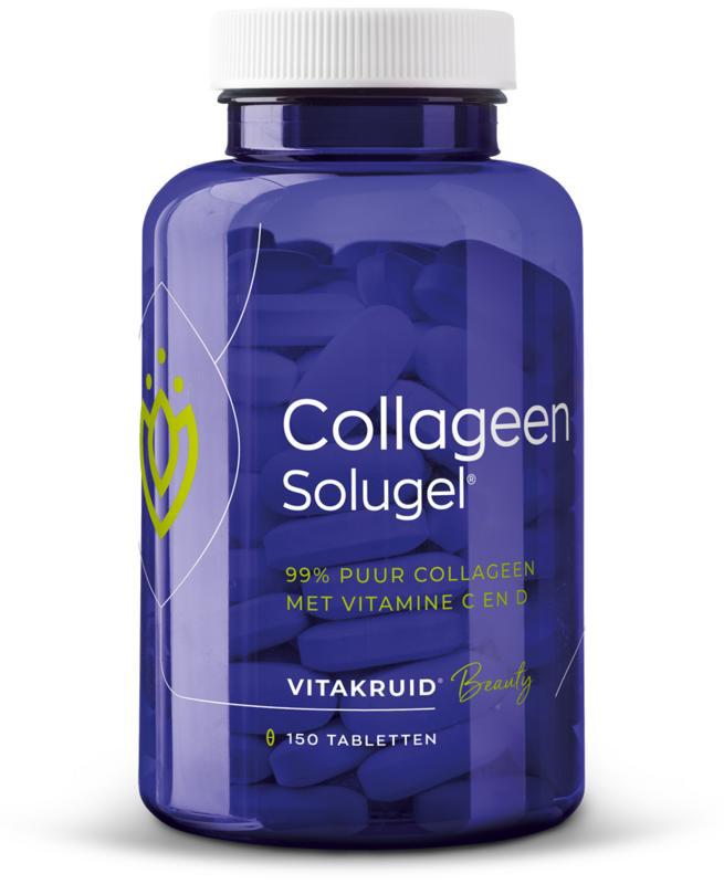 Vitakruid Collageen solugel tabletten met vitamine C en D