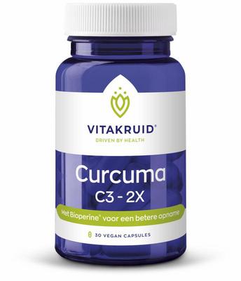 Vitakruid Vitakruid Curcuma C3-2X (95% curcuminoiden) met Bioperine